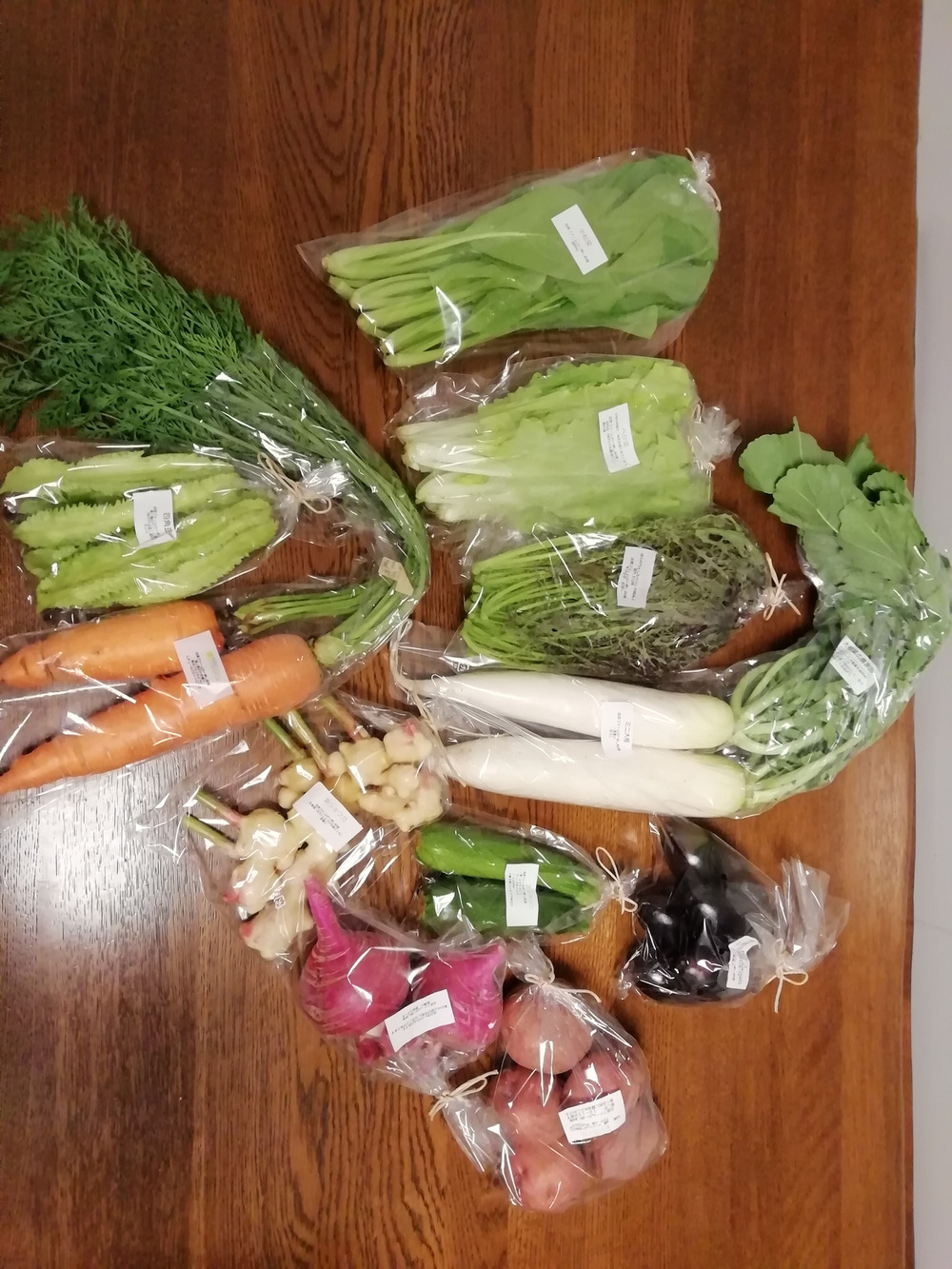 ごんちゃんさんが吉原ファームさんの自然栽培野菜mセット7 9種類が 届いたよ を投稿しました 食べチョク