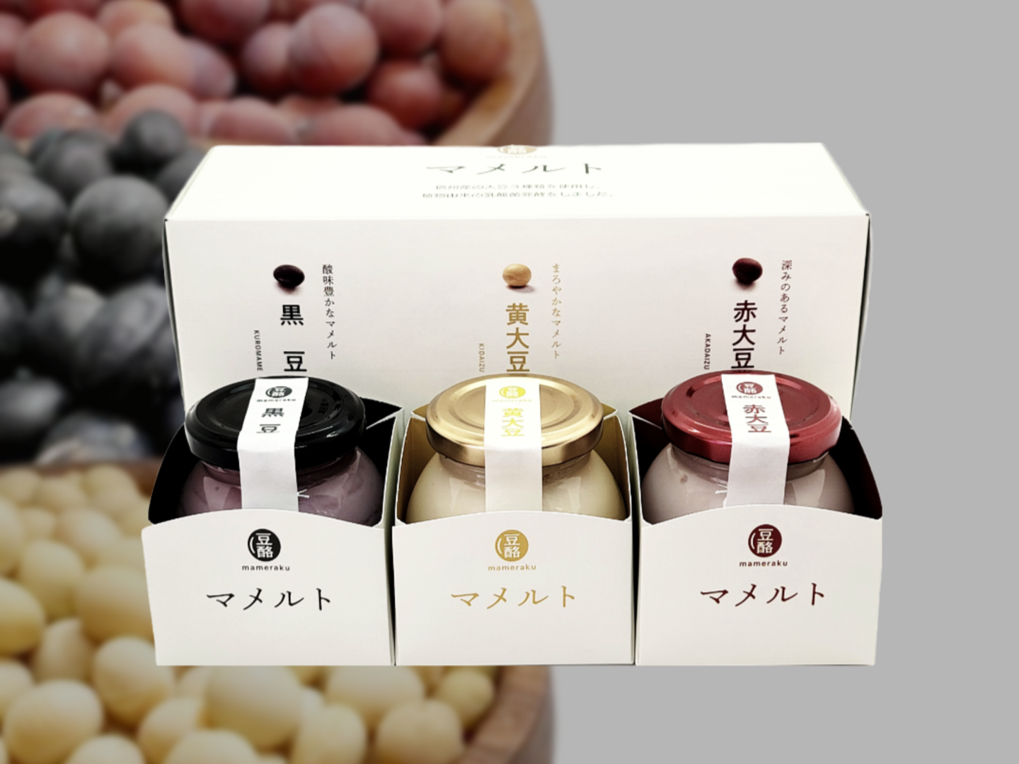 自然栽培大豆の発酵食品セット 毎月第3金曜日発送：長野県産の