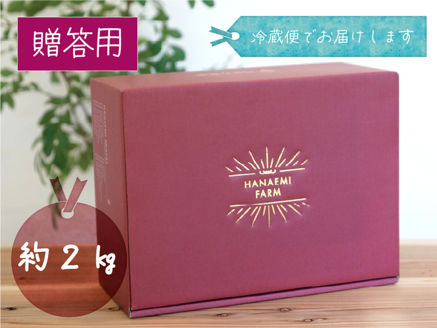 花笑み農園 岡山のBKシードレス＆シャインマスカット約2kg（3房
