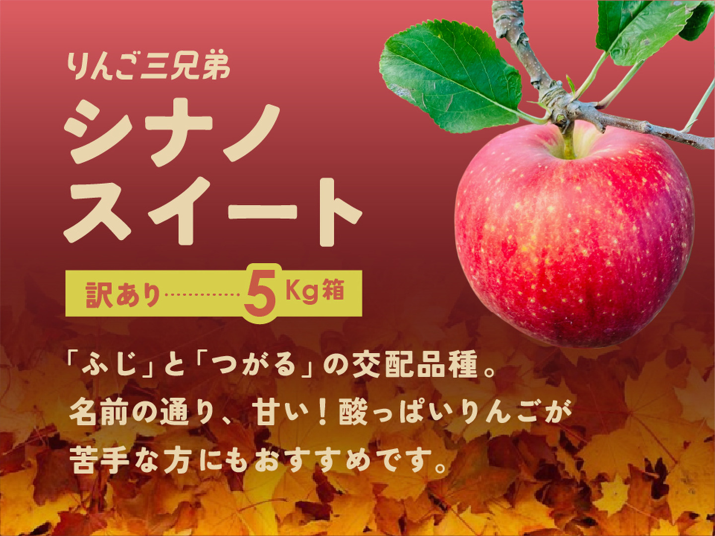 在庫処分セール 言い換え シナノシリーズ一番人気】シナノスイート5キロ箱 訳あり品 甘く フルーツ