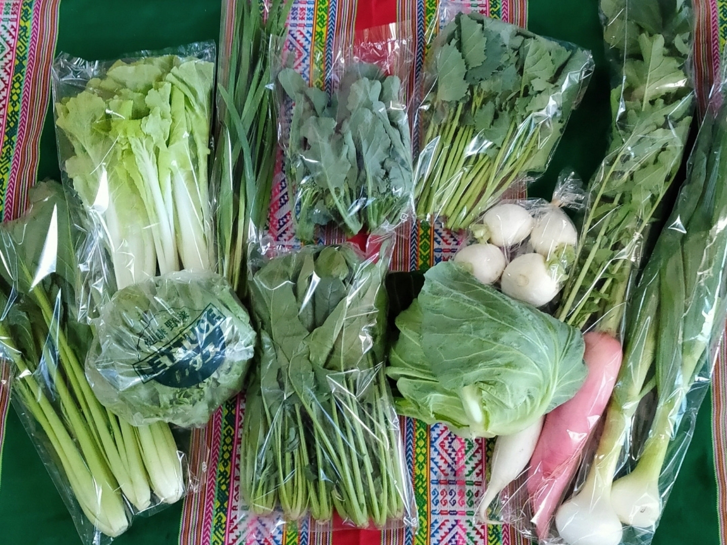 農園暮らし 農園自慢の情熱野菜セット11品目☆2セット：茨城県産の野菜