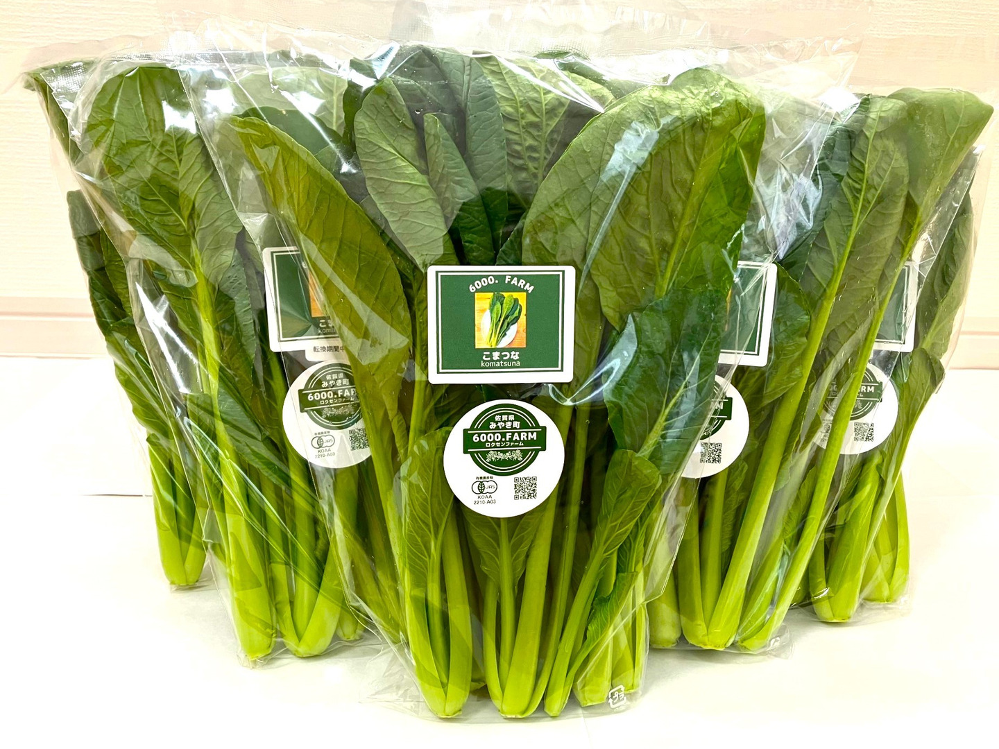 こまつ菜ページ 有機JAS認証】小松菜 900g(150g×6パック)：佐賀県産のその他