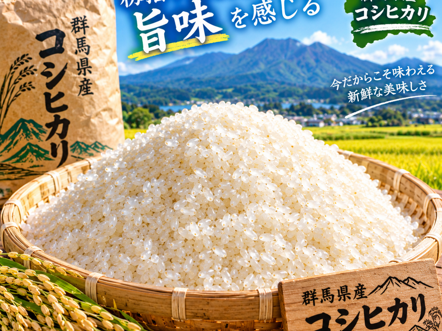 10月初旬収穫！【令和8年】新米コシヒカリ 群馬県東吾妻町産 10kg