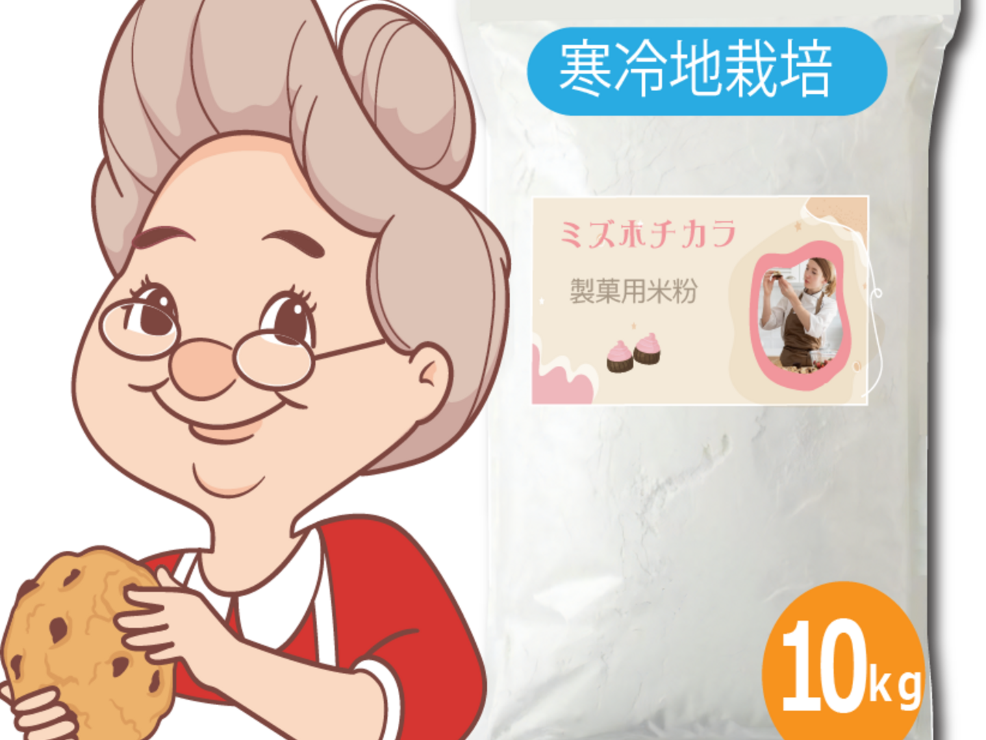 ミズホチカラ グルテンフリー パン用米粉 農家 直販 最安 岡山