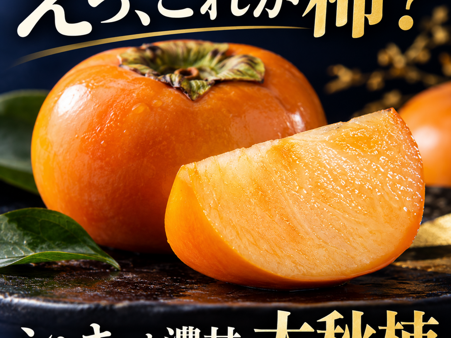 10/10〜順次発送】えっ！？これが柿？シャキッと濃厚 太秋柿（たい
