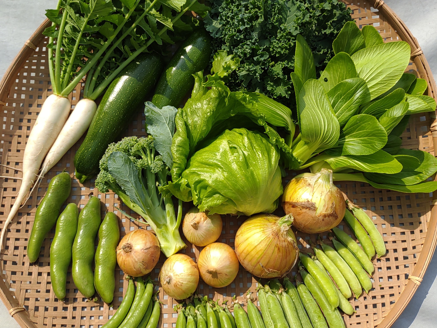なゆた農場]四季菜セットSサイズ（8袋分）：兵庫県産の野菜
