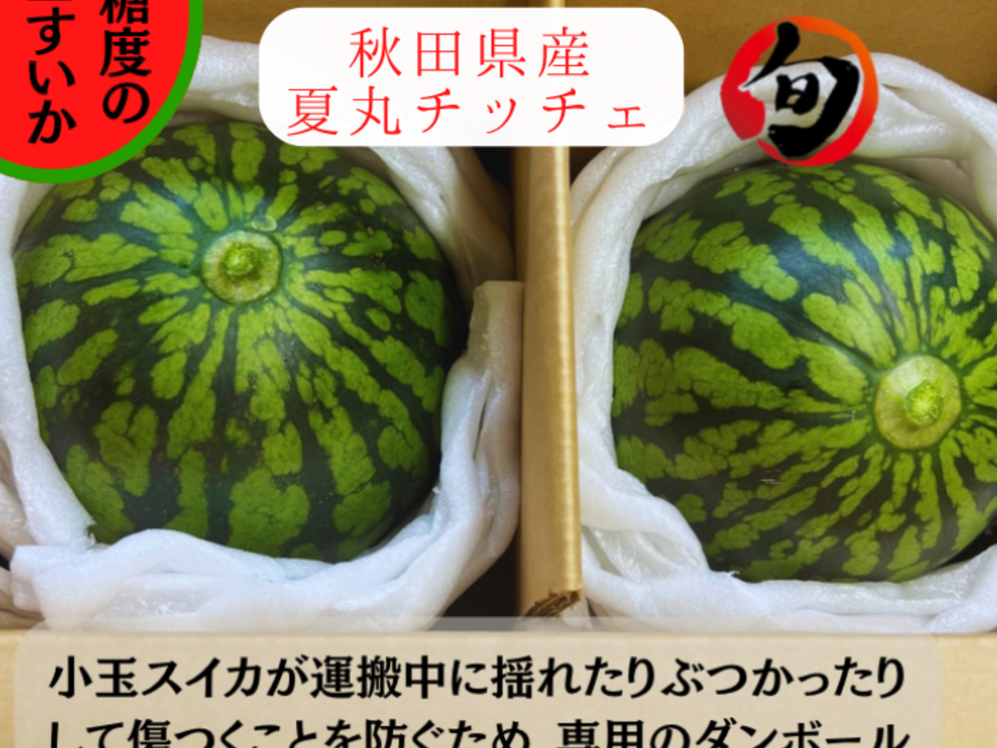 糖度上昇中 本当に甘い 小玉スイカ スイカ 秋田県産 スイカ 夏の風物詩 ギフト お中元 夏丸 2玉入り 暑中見舞い 美味しい 甘い チッチェ 夏丸チッチェ  旬 お中元 ギフト ご家庭：秋田県産のあきた夏丸｜食べチョク｜産地直送(産直)お取り寄せ通販 - 農家・漁師 