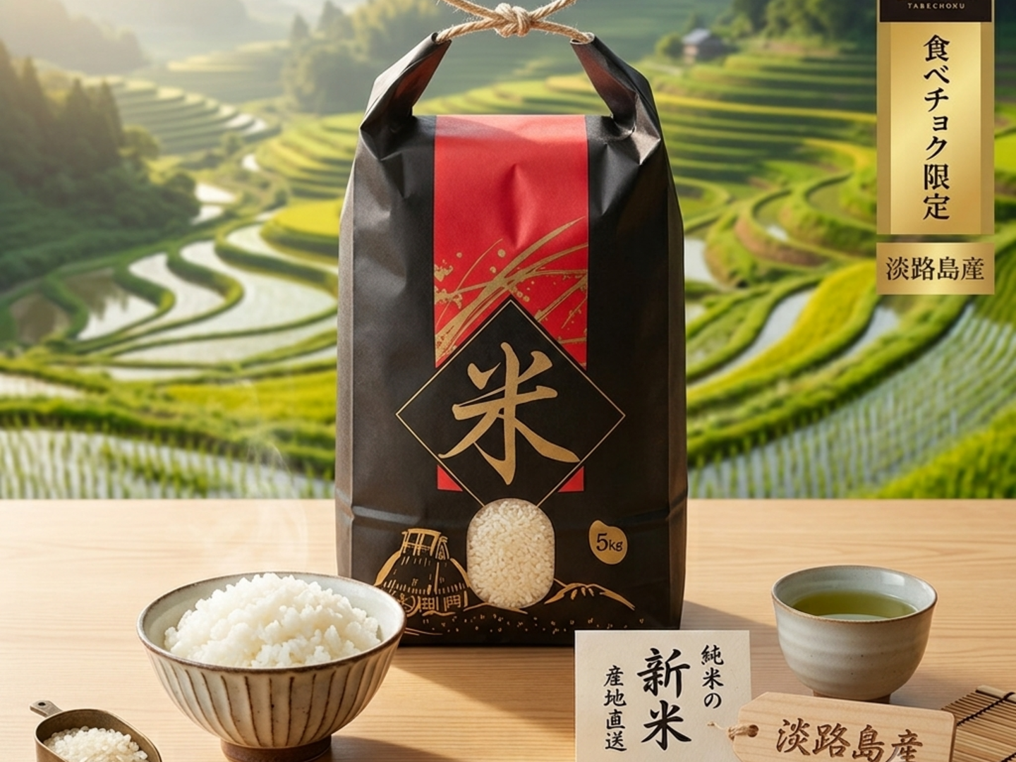 令和7年度産】淡路島産コシヒカリ 白米5kg：兵庫県産のお米｜食べ