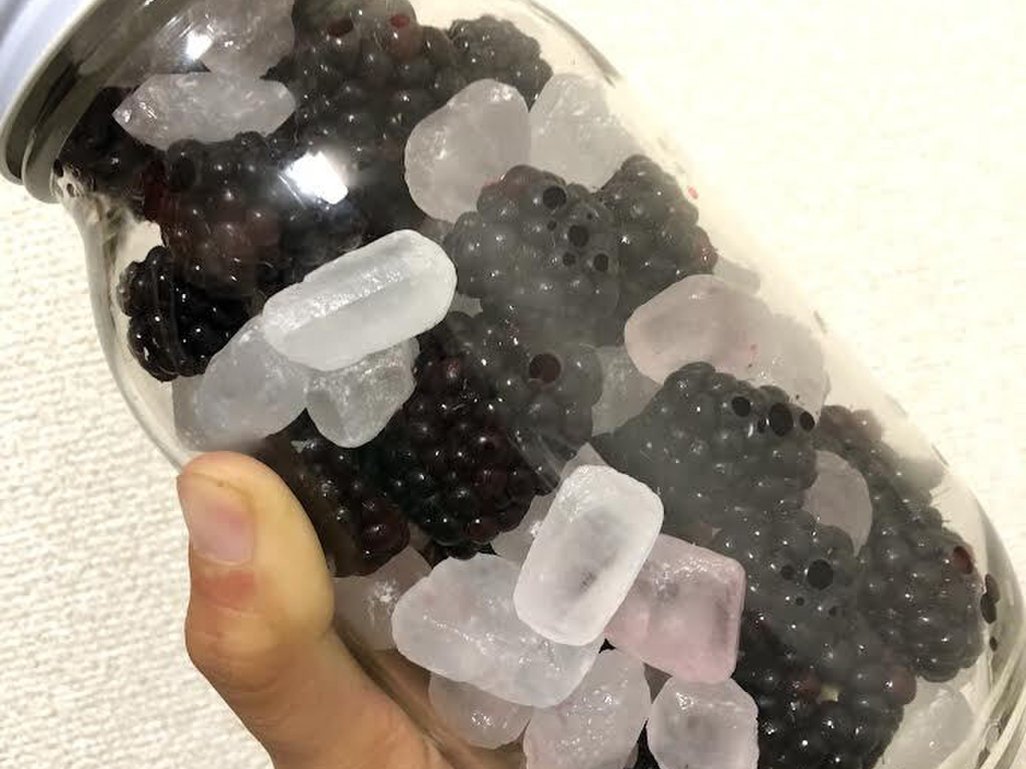 完熟手収穫 冷凍オーガニックブラックベリー 500g：北海道産の