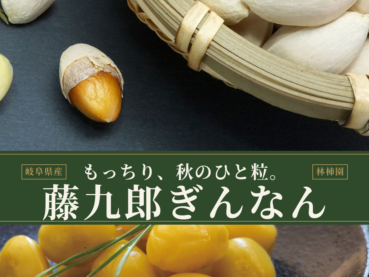 岐阜県産 藤九郎ぎんなん 殻付き 500g 大粒 もっちり：岐阜県産の野菜