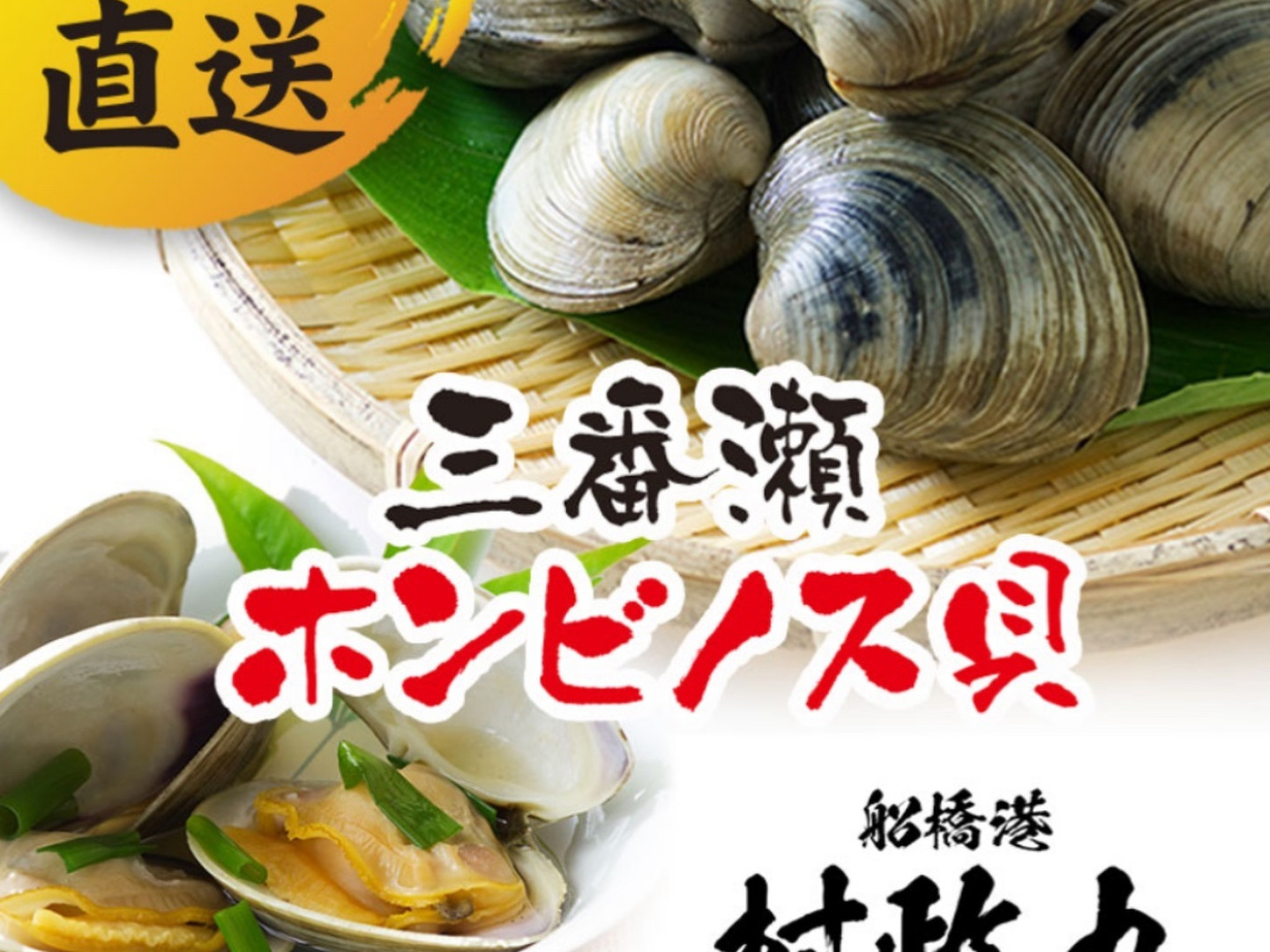 船橋三番瀬ホンビノス貝 (千葉ブランド水産物認定品) 1個50g