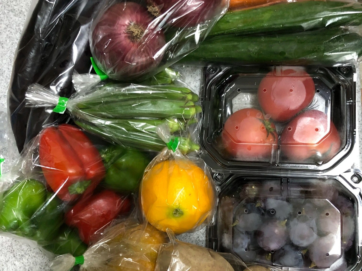 ハルナ様 野菜セット果物追加 果物プラス🍇【新鮮野菜セット80】：愛知県産の野菜セット｜食べ