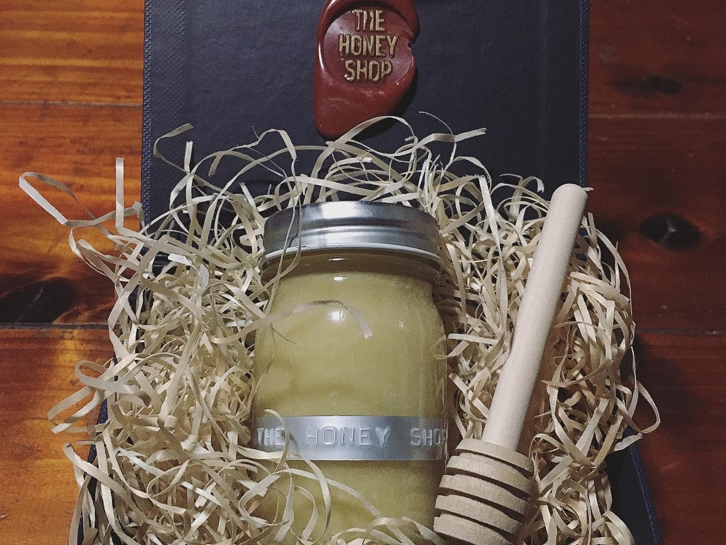 天然日本蜜蜂の非加熱の生ハチミツ 【the gift】 シルバーラベル