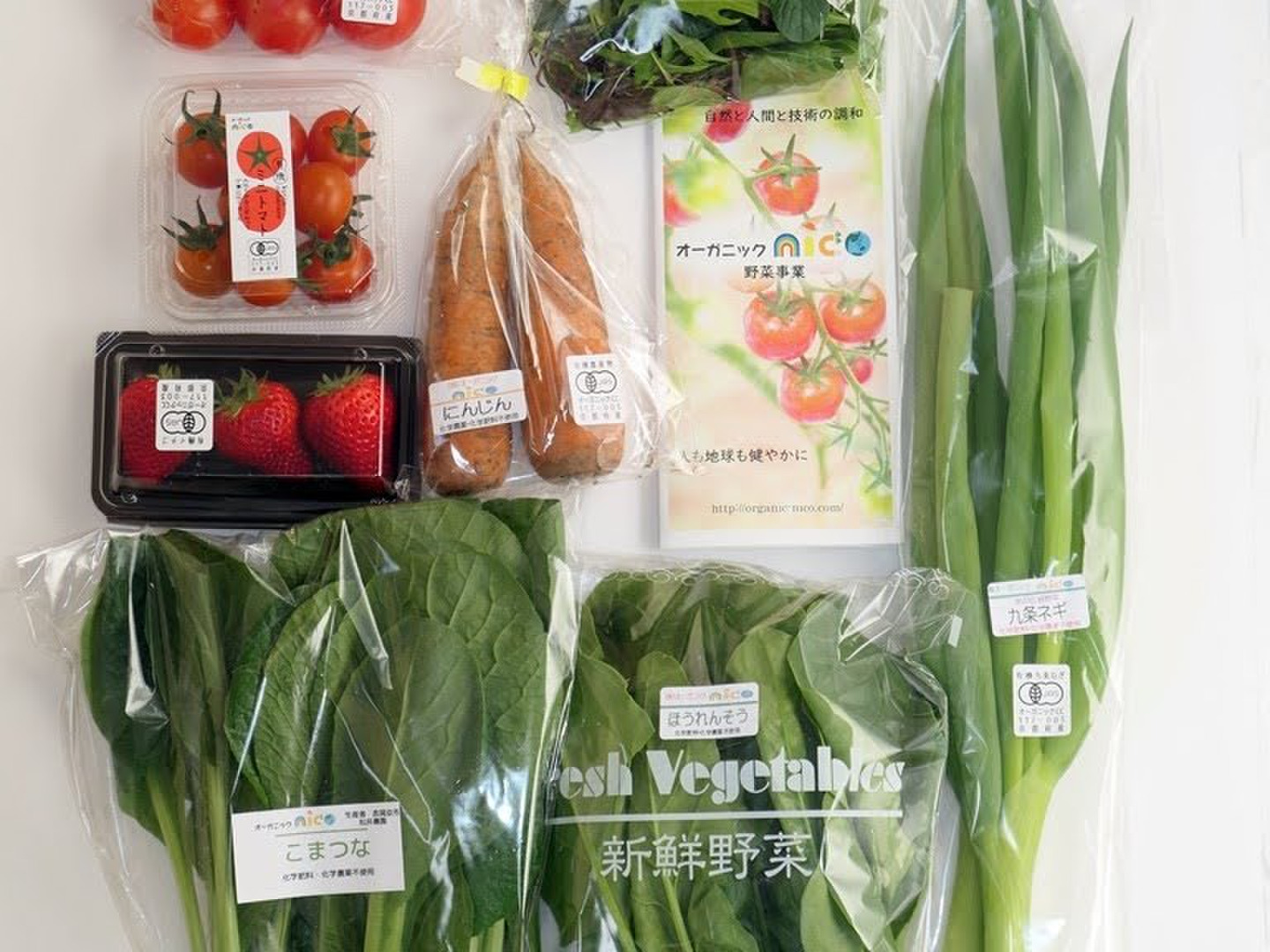 nico 旬の野菜セット 5~8種類：京都府産の野菜｜食べチョク