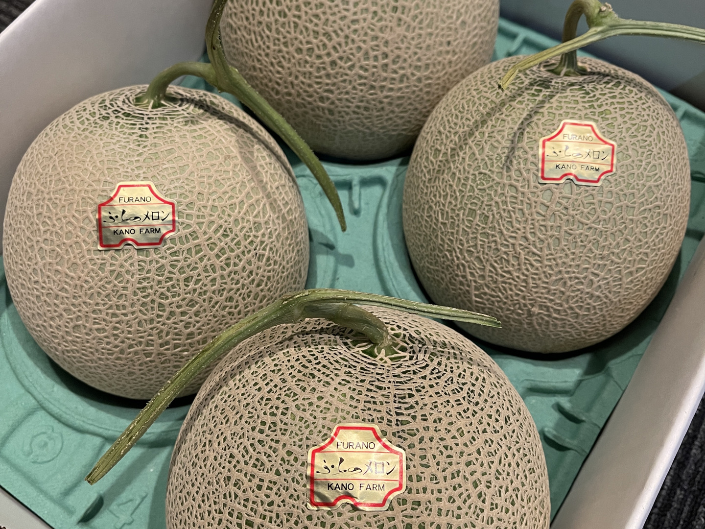 訳あり品　富良野産赤肉メロン６玉 赤肉メロン8kg詰6玉入 | とみたメロンハウス