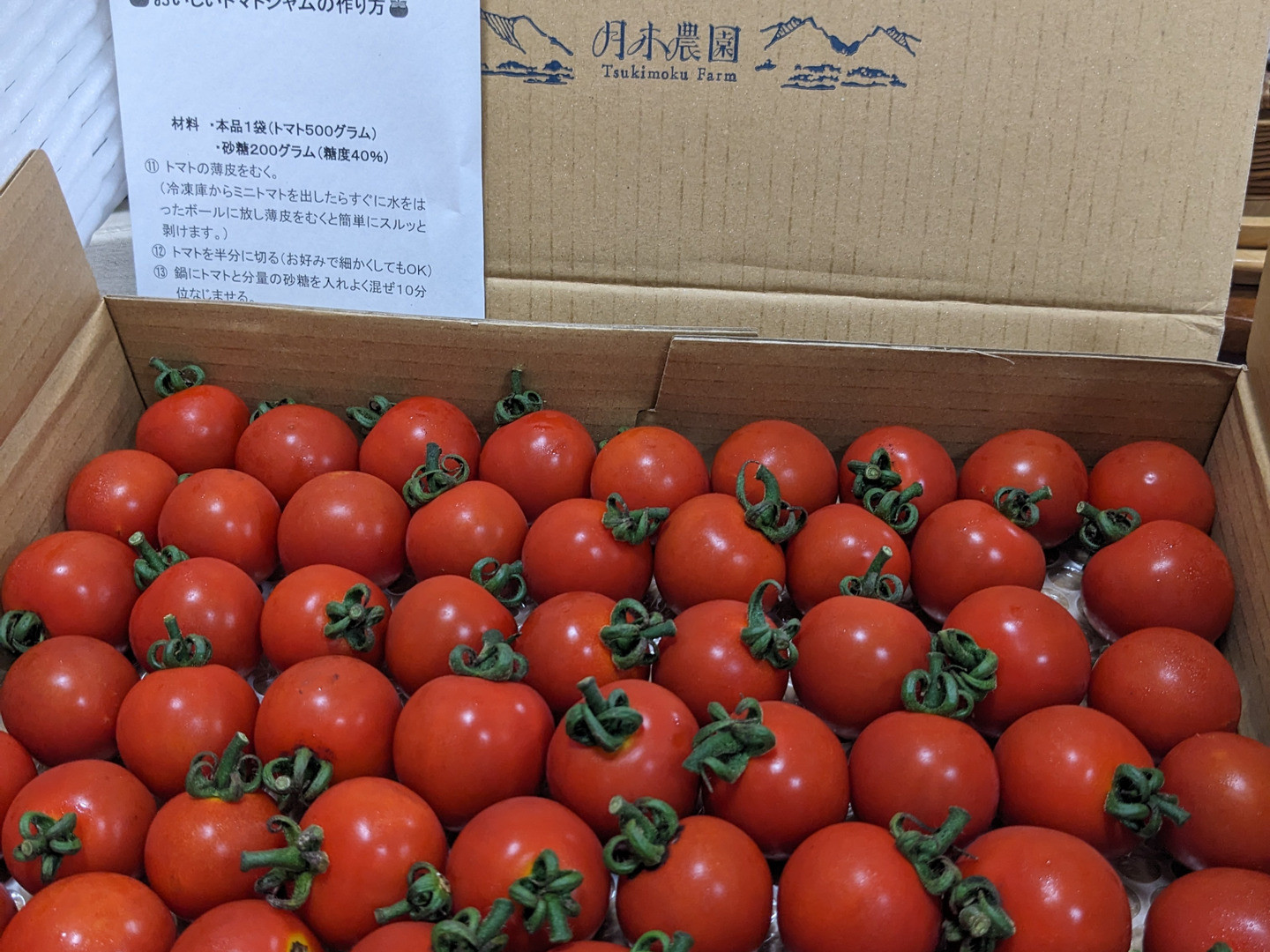 薄皮でまるごと美味しいミニトマト『階上のしずく』（たっぷり1