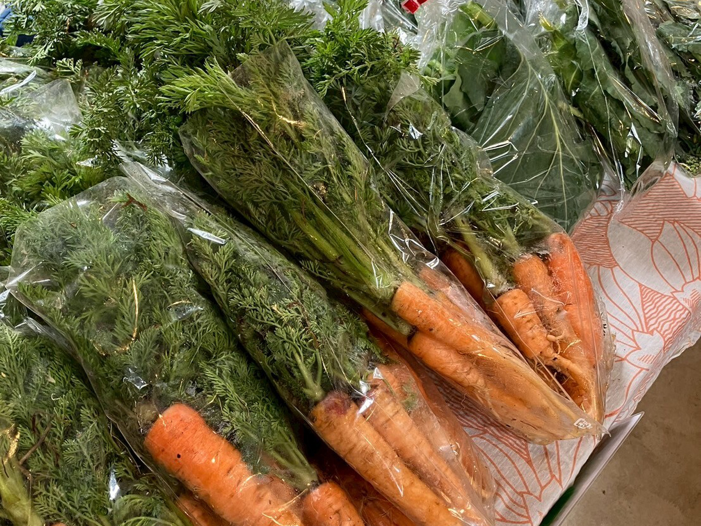 葉つき人参1.4kg位、農薬化学肥料除草剤不使用：神奈川県産のその他