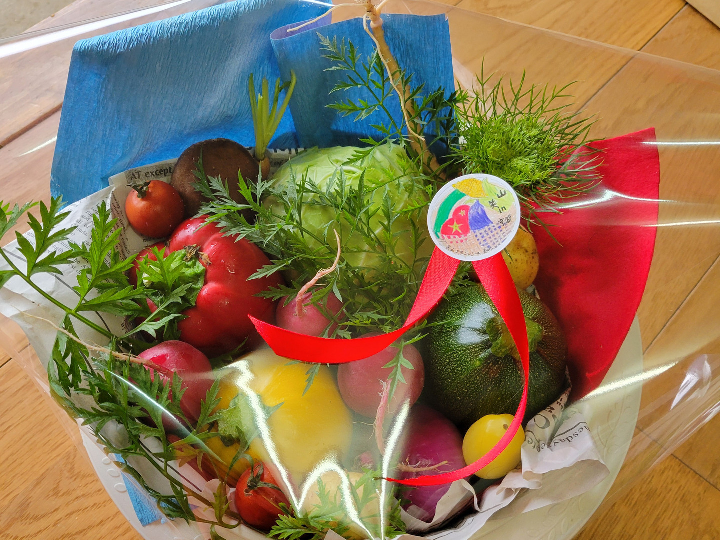 人気激安 京野菜ブーケ💐！【出店祝いや大切な方への贈り物に！】：京都府 野菜