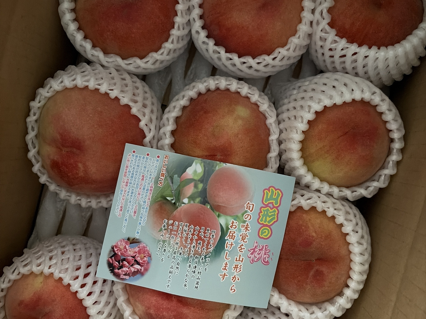 山形県産♦︎とれたて！ご自宅向け！川中島白桃 ♦︎約3キロ箱満杯詰め