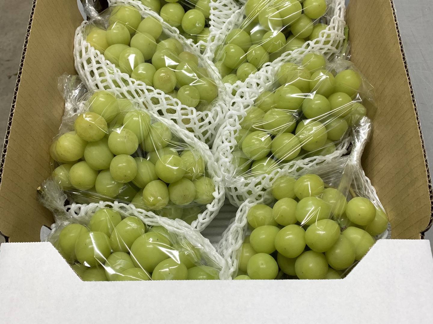 ドーン！と5kg『シャインマスカット』：山梨県産のシャインマスカット 