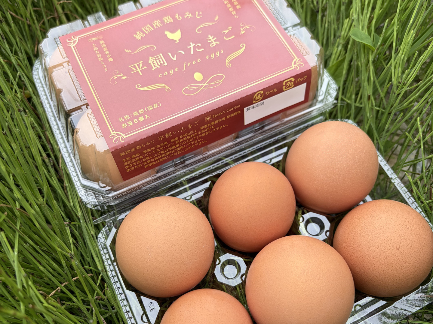 出品記念価格 国内流通約5％ 純国産鶏「もみじ」が産む大和高原の平