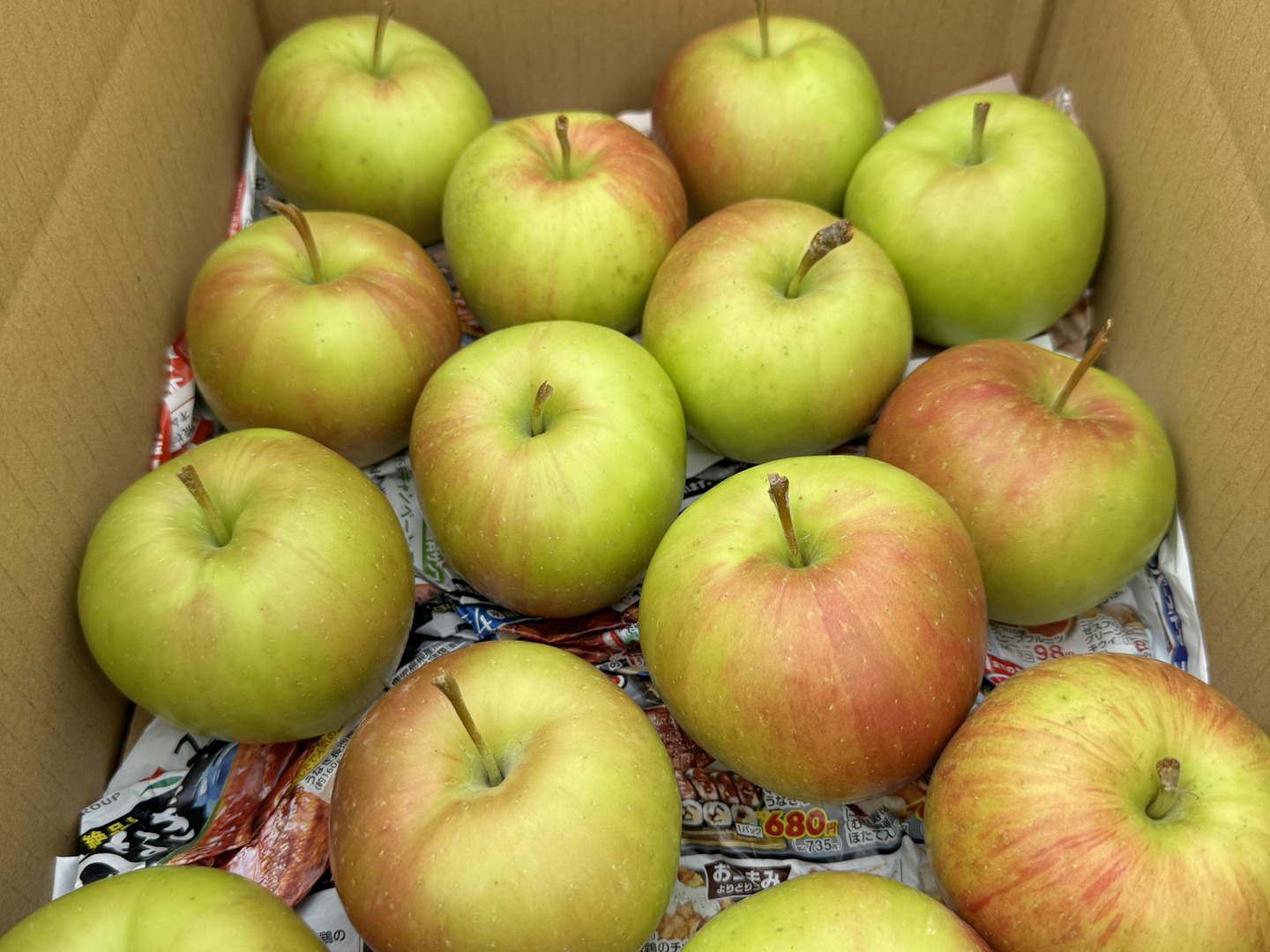 希少品種】 夏緑(りんご) 14個入り 約3キロ：青森県産の夏緑