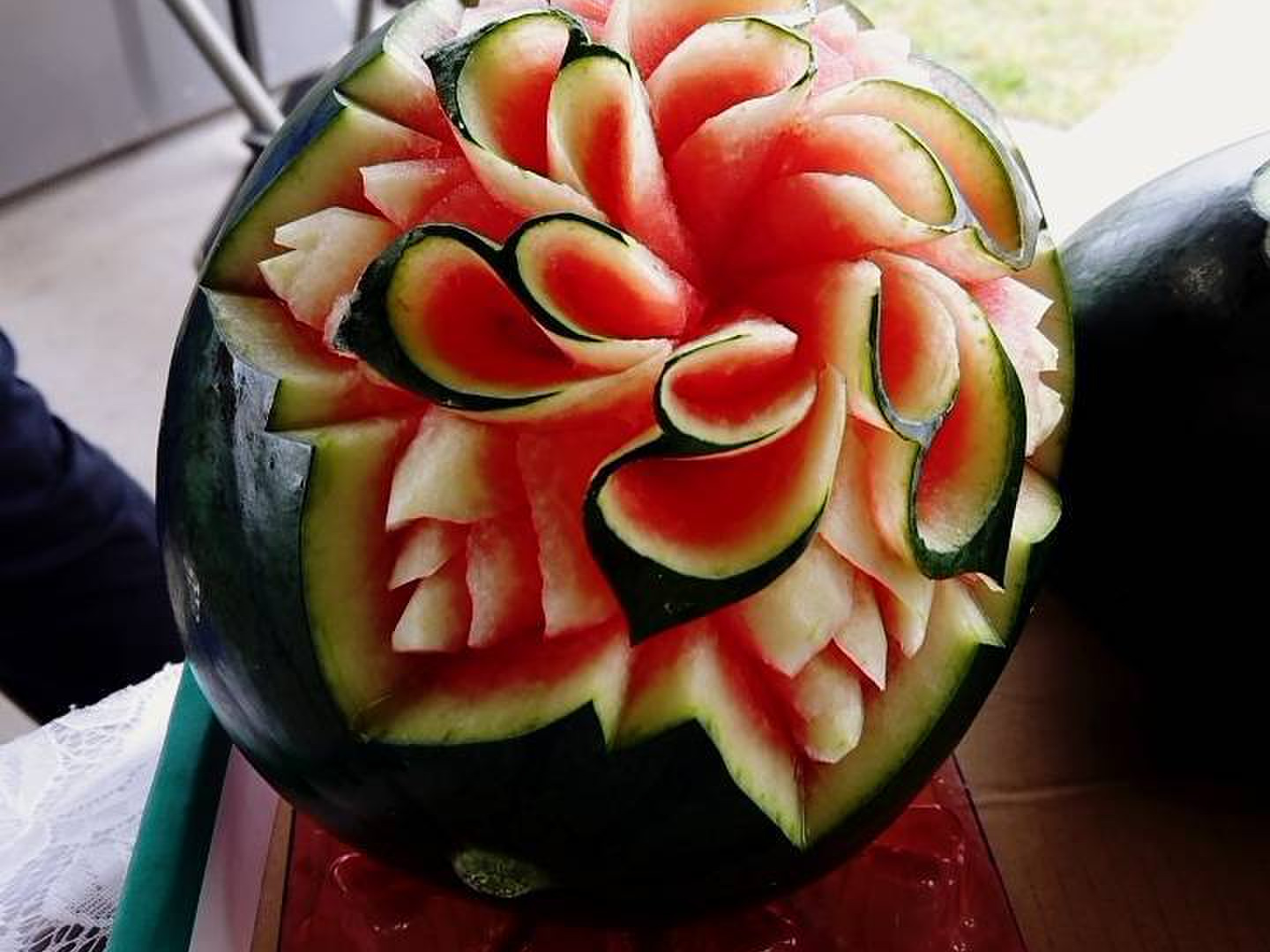 楽天市場】植木スイカ 2Lサイズ 1玉 7~8kg 最優秀賞受賞 スイカ