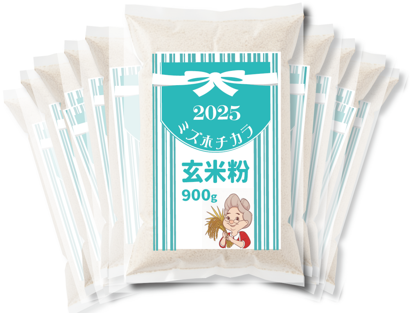 米粉 ミズホチカラ 2025年 新米の米粉 玄米粉 9000g (900g x 10袋
