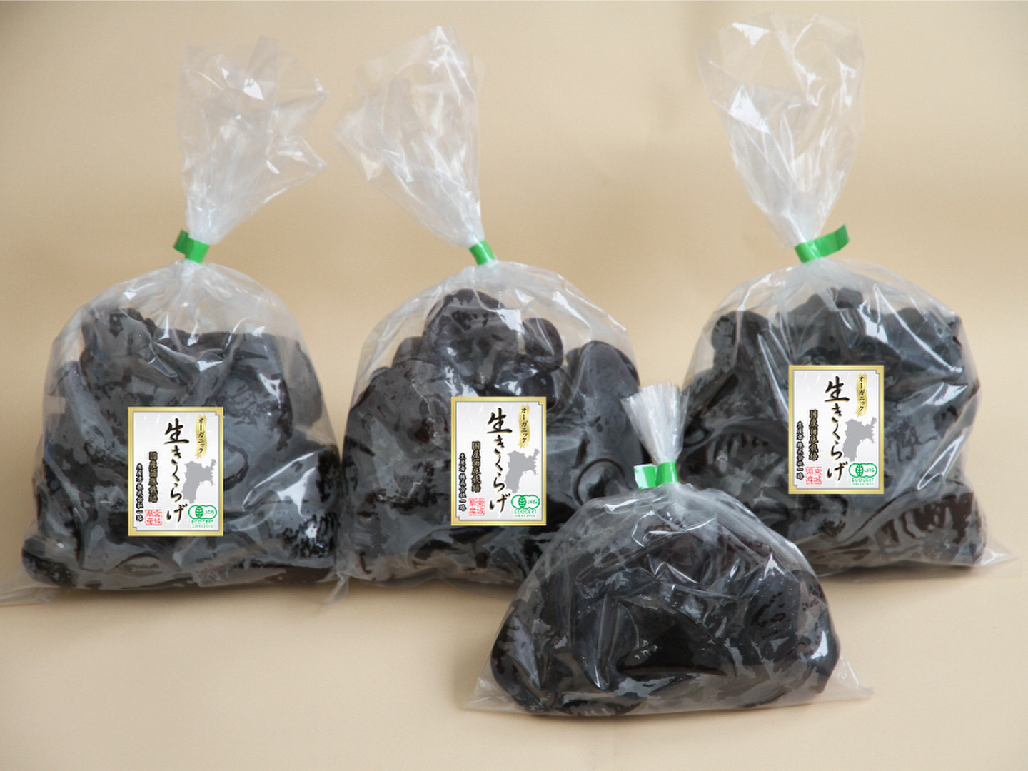 山口県光市産　生キクラゲ　たっぷり 山口県光市産 生きくらげ 80g x 20個 山口県光市産