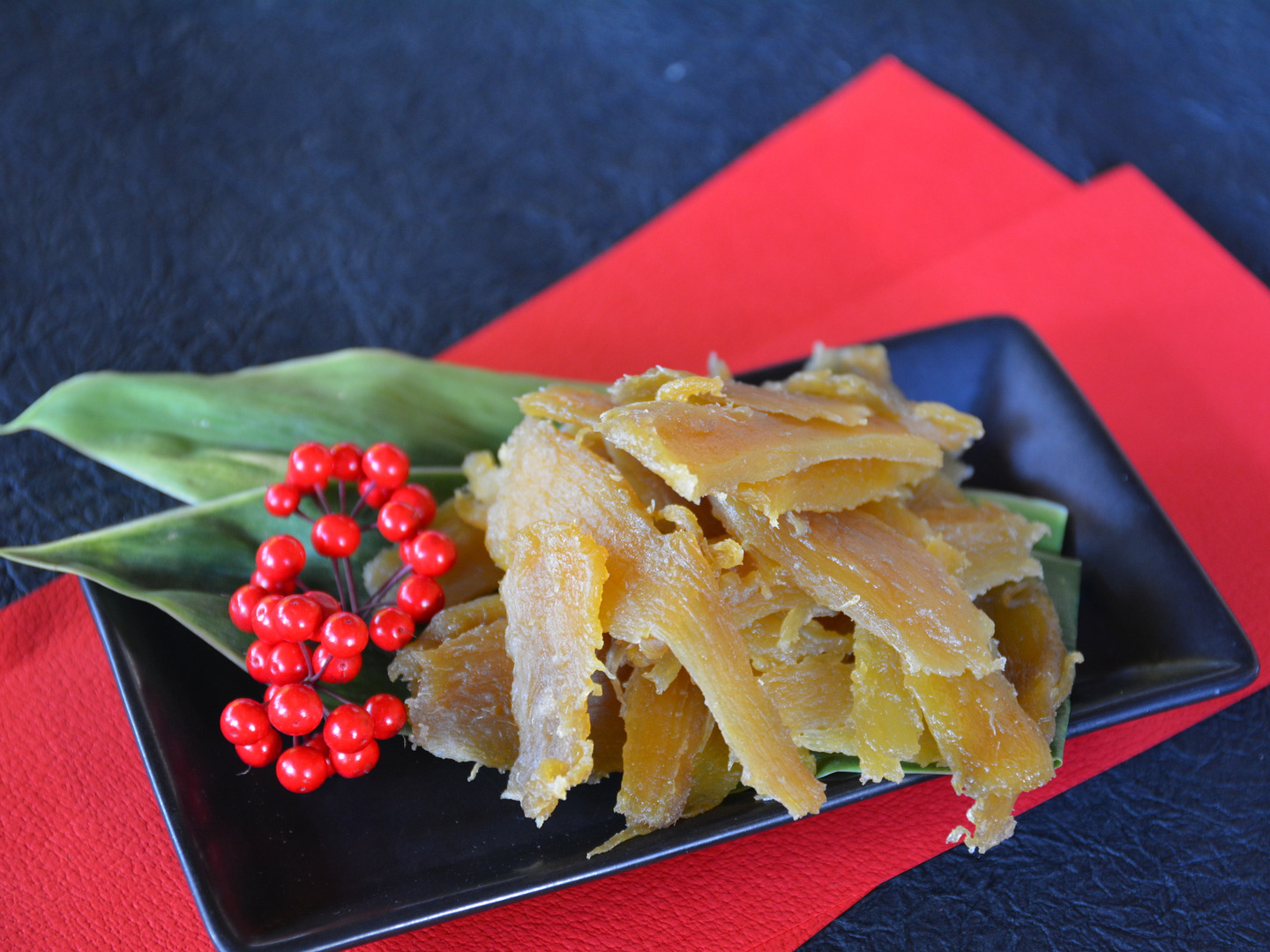 農家直送　完全天日干し 紅はるかせっこう　箱込み5kg 完全天日干し！だるまやさんのほしいも せっこう400g×3袋：茨城