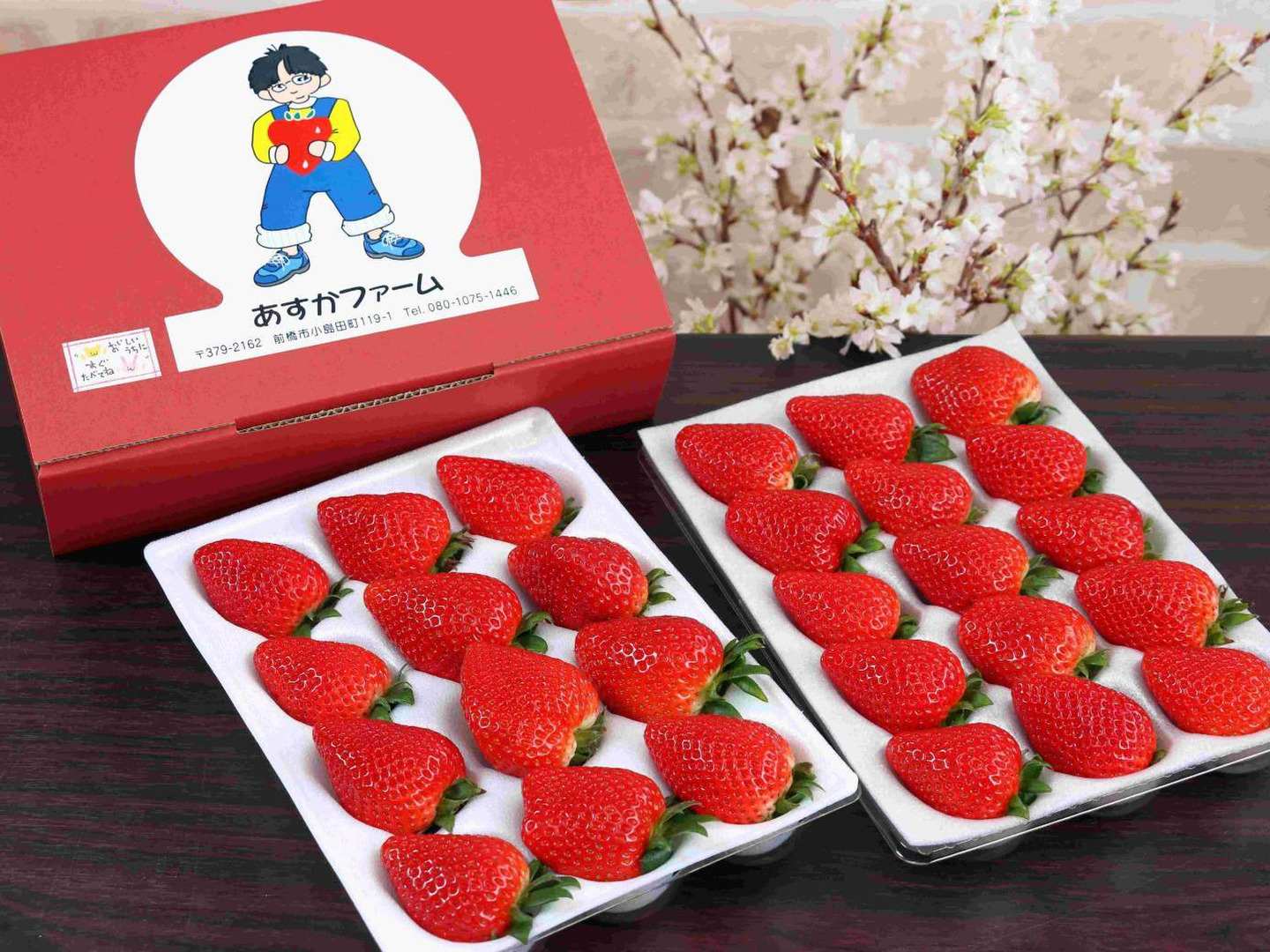 【冬ギフト】【バレンタイン、内祝い、家族団らんにも】【ジューシー】400g2パック とにかく甘いいちご をお届けしたいと思っていたら蜜入りのものが出来ました：群馬県産のその他いちご｜食べチョク｜産地直送(産直)お取り寄せ通販 - 農家・漁師から旬