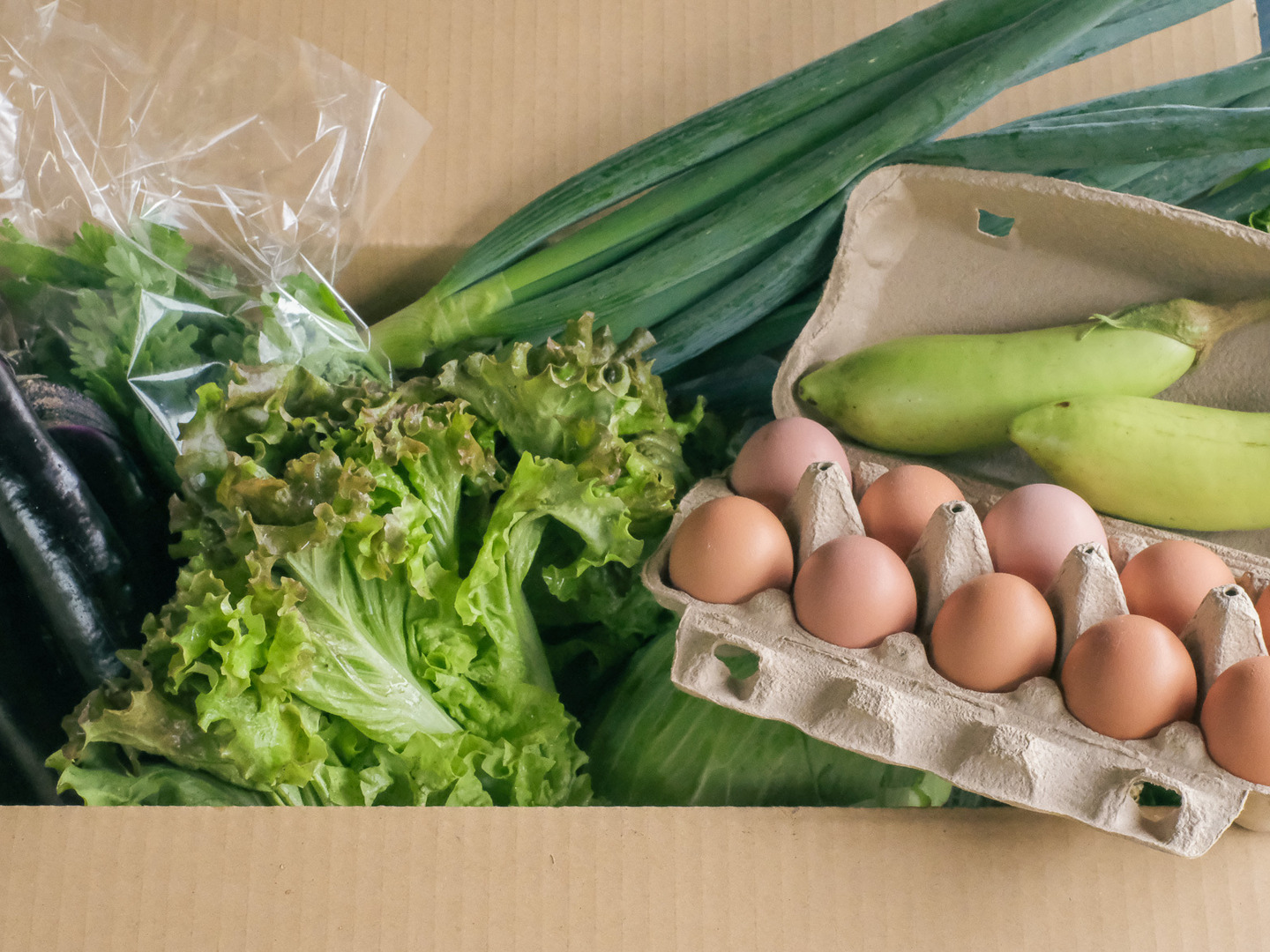 セットでお得♪クール便。野菜セット約8種類（農薬化学肥料不