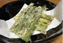 アスパラの天ぷら