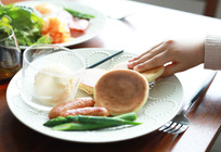 米粉のパンケーキ