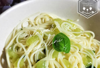 暑い夏にたべたい！デラウェアの冷製パスタ