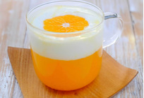 簡単！ホットなみかんラテ
