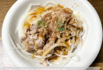 シャキシャキ新玉ねぎと豚しゃぶの雪どけ冷やしサラダ