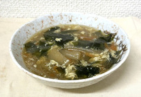 ヤーコンの中華スープ