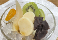 柿ふところ餅あんみつ