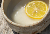 お彼岸連休最終日🎵レモン🍋汁粉🌸