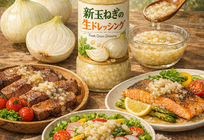 【黄金比】混ぜるだけ！旬を味わう「新玉ねぎの生ドレッシング」