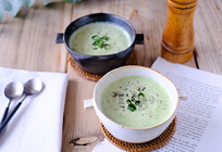 九条一遍ねぎのポタージュ