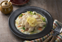 みつせ鶏むね肉のレモン＆チーズ蒸し