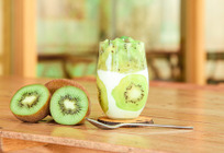 きらめく☆キウイのパンナコッタ