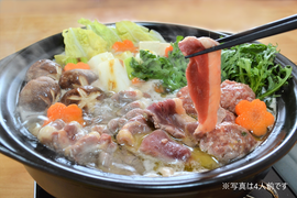 【北海道産】最後の一滴まで飲み干せる絶品スープ！フランス鴨鍋セット＊つみれ増量パック＊