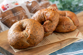 無加水、紅茶仕立てのベーグル6個＆小麦のケークサレ6個セット