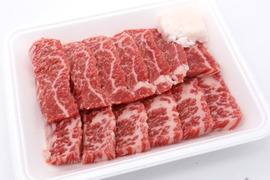 【６パック限定品】兵庫県産黒毛和牛（経産牛）「フランク（焼肉用）200g/パック」