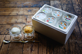 果樹園のジェラート『夏にさっぱりシャーベットおすすめセット』６個入り