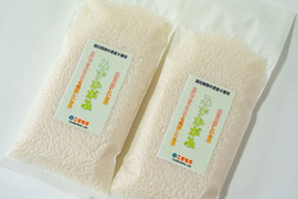 《農薬不使用》豆乳で育ったおいしいお米 お試し 長期保存真空パック 平袋タイプ300g(2合)× 2袋 選べる精米歩合