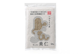 お米をもっともっと美味しく！純青森県産のつがるもち麦 美仁(900g×3袋)